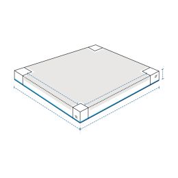 Mesh Custom Sandbox Covers - With 4 Pole Cut-Out
