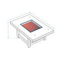 Rectangular Fire Pit Covers - Design 3