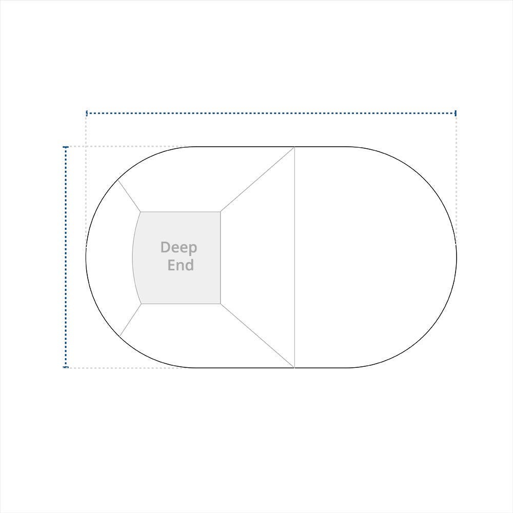 Oval Winter Pool Cover