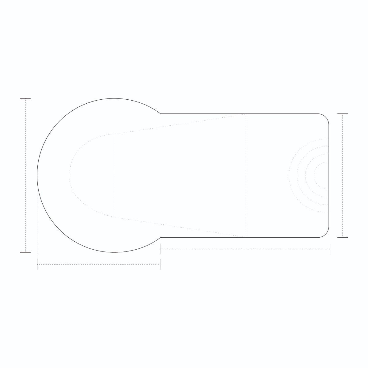 Keyhole Winter Pool Cover