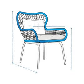product photo of Wicker Armchair Custom Covers