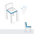 Armless Outdoor Dining Chair Custom Covers