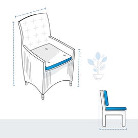 product photo of Wicker Outdoor Patio Chair Custom Covers