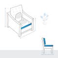 Outdoor Patio Club Chair Custom Covers