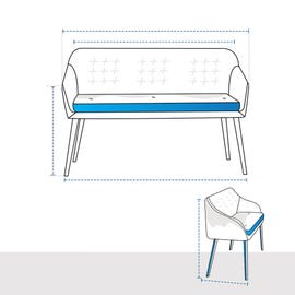 product photo of High Back Bench Custom Covers