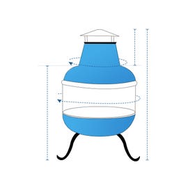 product photo of Traditional Round Chiminea Custom Covers