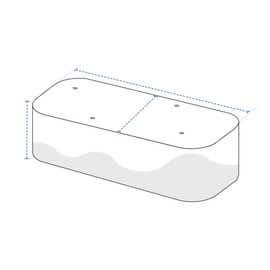 product photo of Rectangular Outdoor Custom Covers with Round Edges