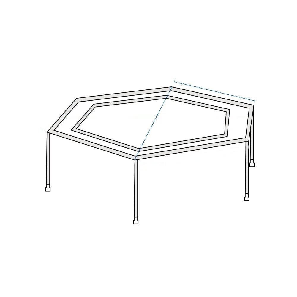 Custom Hexagonal Trampoline Cover