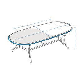 product photo of Custom Poker Table Cover - Oval