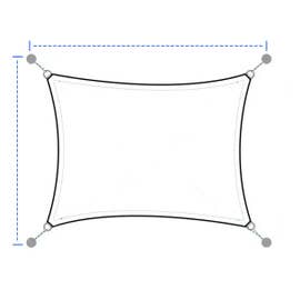 product photo of Waterproof Sun Shade Sail - Rectangle