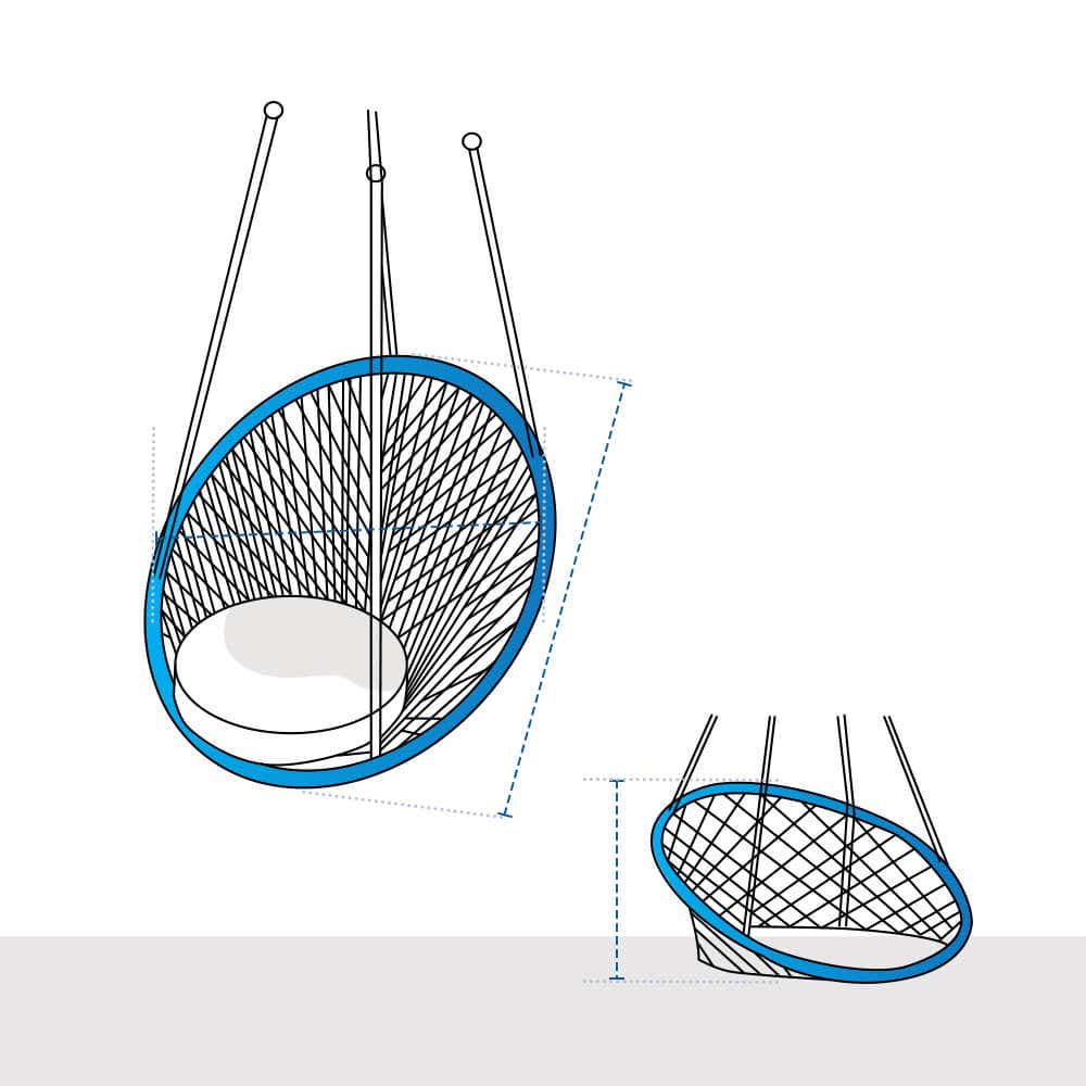 Hanging Nest Chair Covers – Made to Fit | Covers & All UK