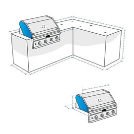 product photo of L-shaped Island Kitchen Covers - Left