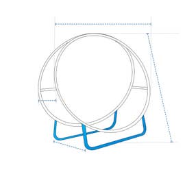 product photo of Log Hoop Firewood Rack Cover