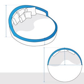 product photo of Round Outdoor Daybed Custom Covers