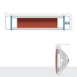 product photo of Electric Infrared Wall-Mounted Heater Custom Covers