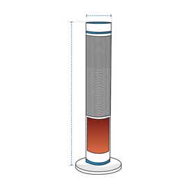 product photo of Outdoor Column Patio Heater Custom Covers