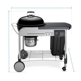 product photo of BBQ Cover for Weber Performer Deluxe Charcoal BBQ 57cm