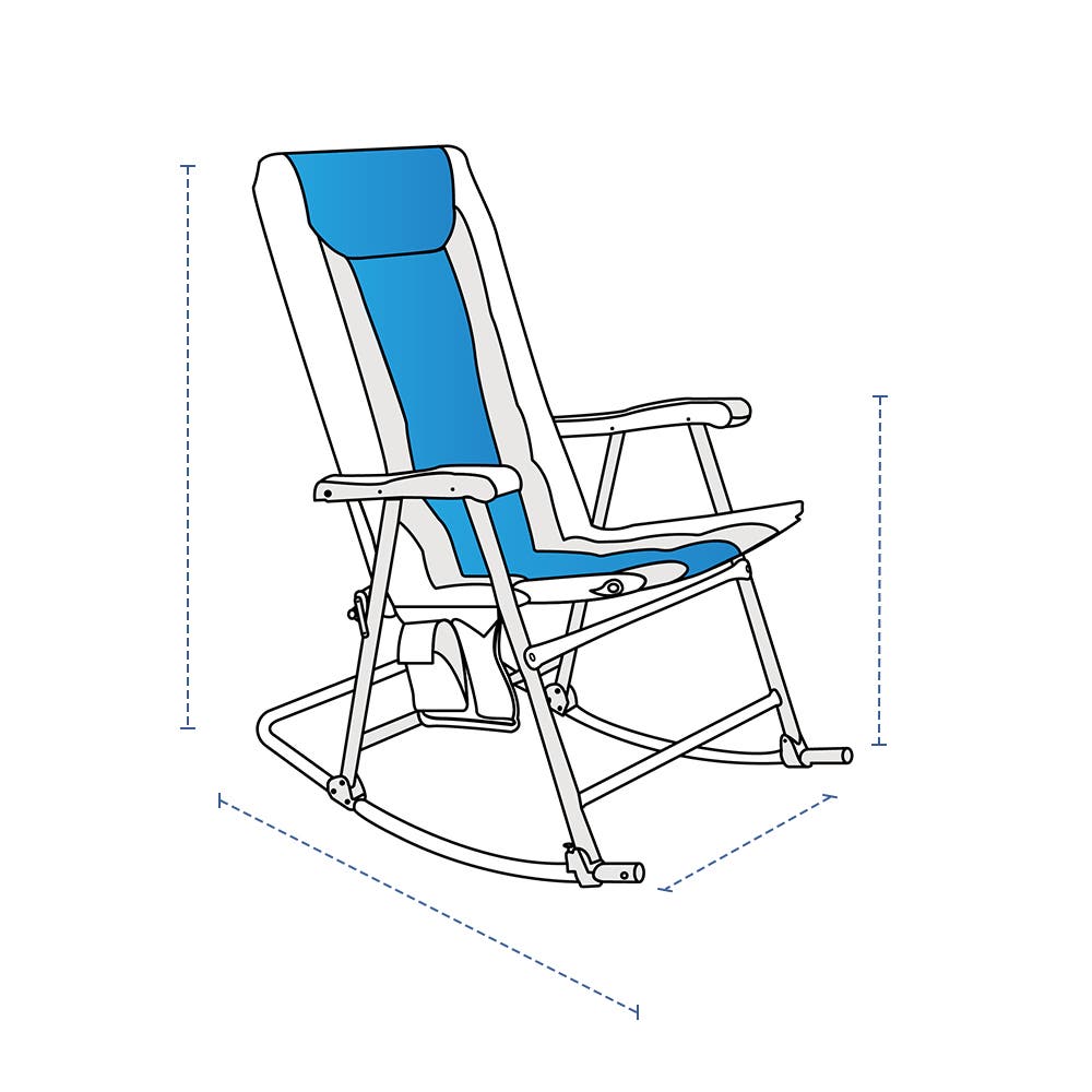 Foldable Rocking Chair Custom Covers