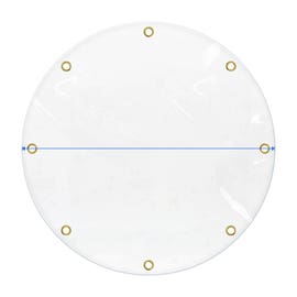 product photo of Round Shaped Clear Vinyl Tarpualin