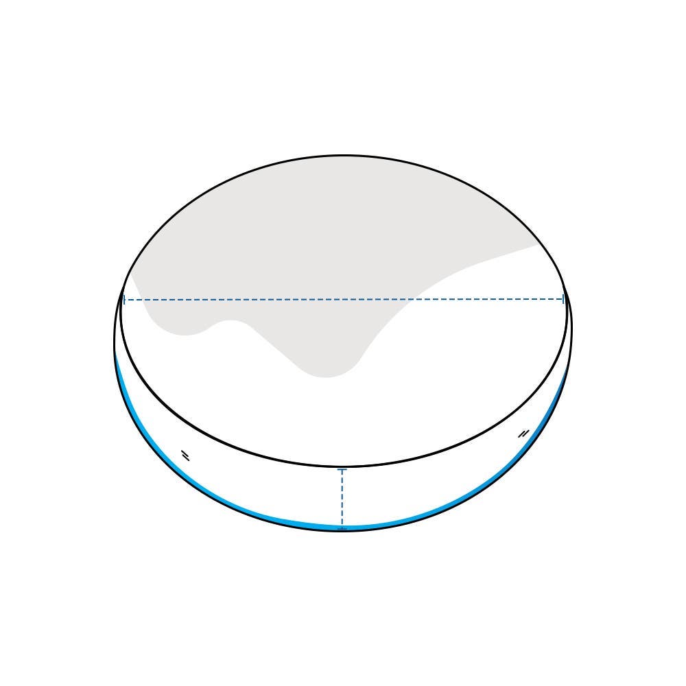 Round/Circle Tufted Cushion - Product image