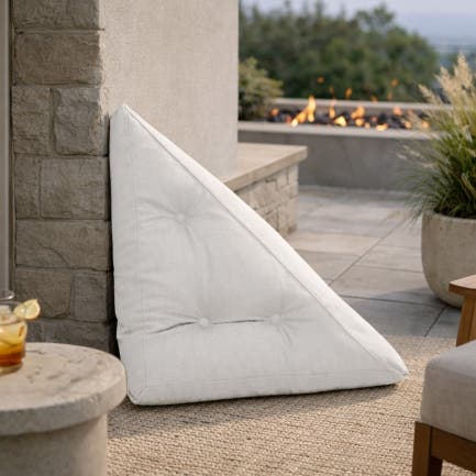 90 Degree Triangle Tufted Cushion