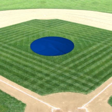 Baseball Weighted Mound Tarpaulin – Round