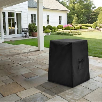 Tall Rectangular Fire Column Custom Covers