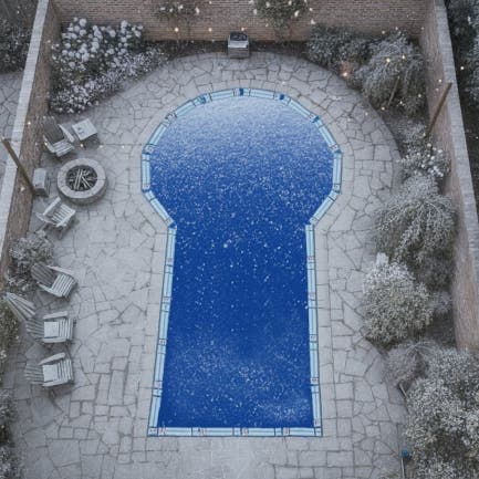 Keyhole Winter Pool Cover