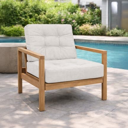 Chair Seat & Back Tufted Cushion