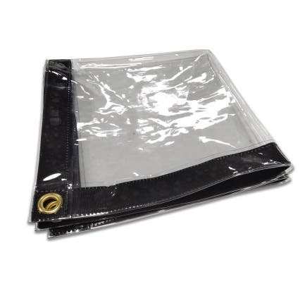 Clear Plastic Tarpaulin, 20mil, Size: 2.1m x 3m