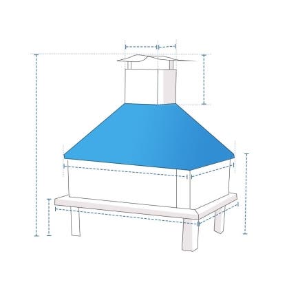 Square Fire Pit Chiminea Custom Covers