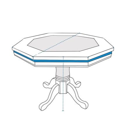 Custom Poker Table Cover - Octagonal