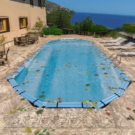 Leaf Net Pool Cover - Grecian