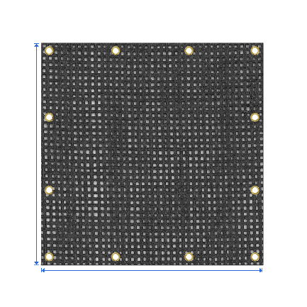 Custom Mesh Tarpaulin - Rectangle/Square