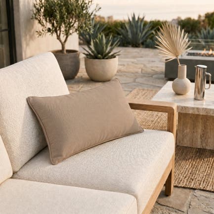 Outdoor Lumbar Pillow Cover