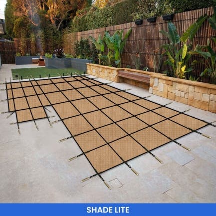L Shape Pool Cover - Left/Right Steps