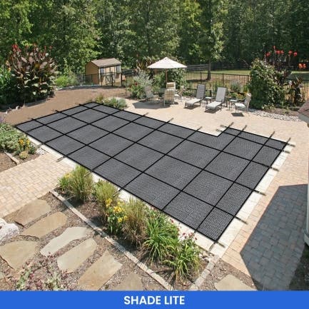Rectangular Pool Cover - Left/Right Steps