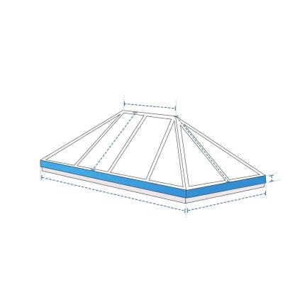 Custom Skylight Covers - Extended Pyramid