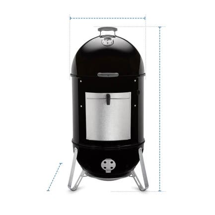 BBQ Cover for Weber Smokey Mountain Cooker Smoker 57cm