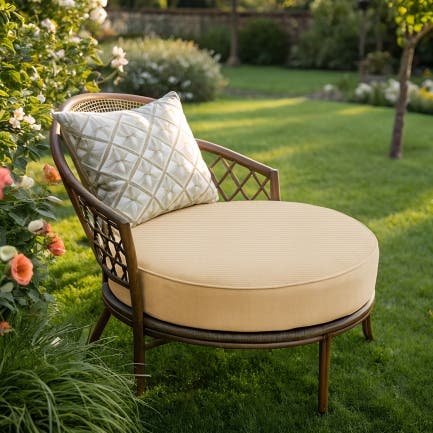 Sunbrella Round/Circle Cushion Cover