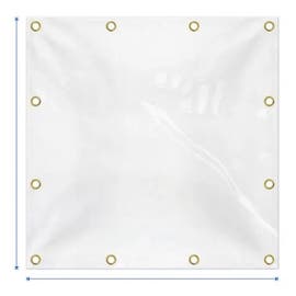 product photo of Fire Retardant Clear Vinyl Tarpaulin