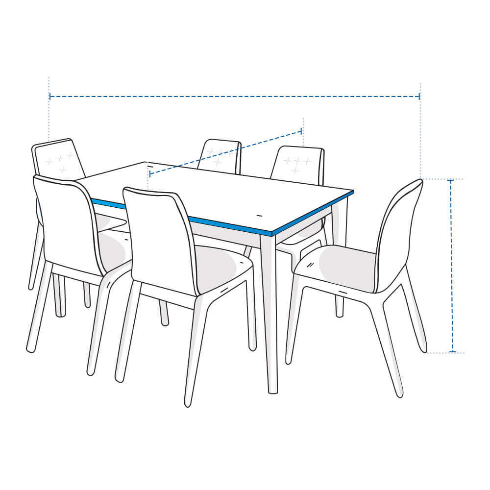 Custom Square/Rectangle Table Chair Set Covers