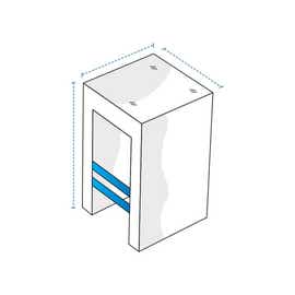 product photo of Modern High-Top Square Table Custom Covers