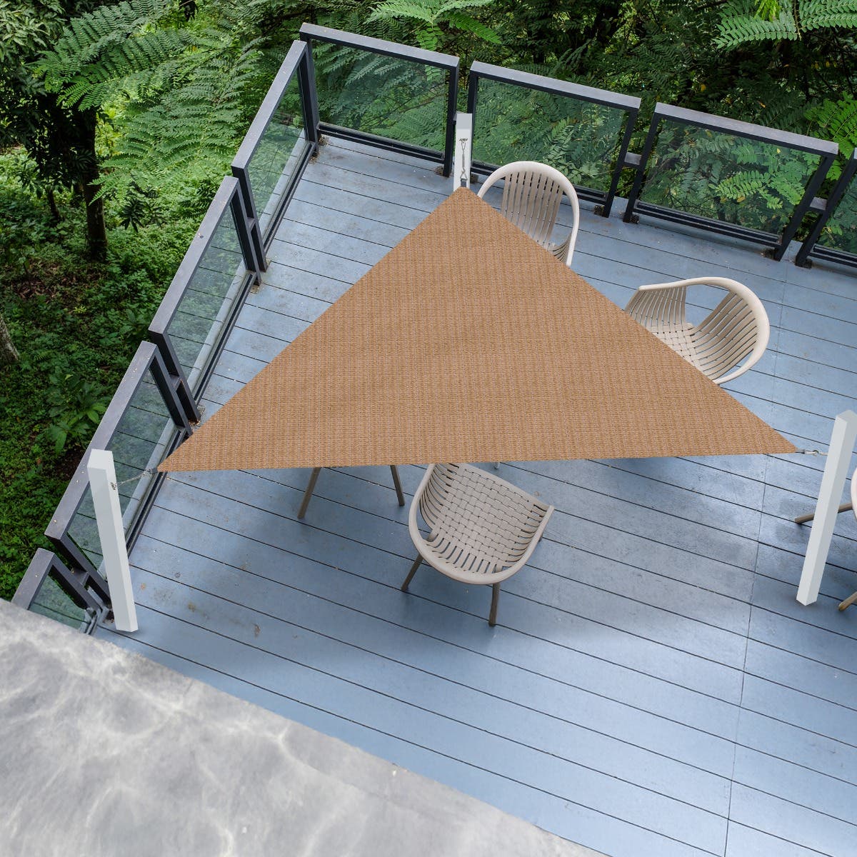 Triangle Sun Shade Sails With Upto 25% OFF | Covers & All UK