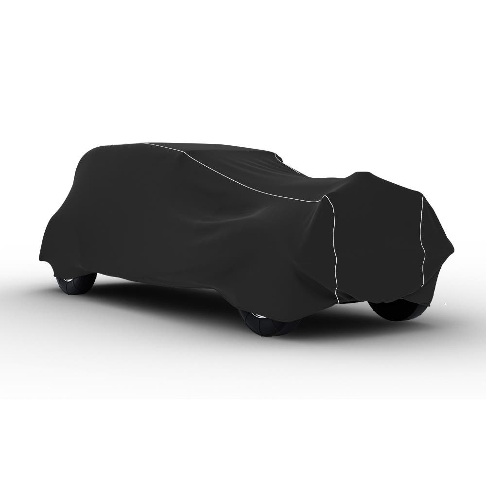 thumbnail interactive-video image 1 of Kono Covers Custom Fit Car Cover For Chevy Caprice Wagon 1977-1990 – 100% Waterproof & Breathable – Gray Multi-Layer With Hardware 1 of 5