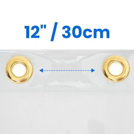 Grommets Spaced Approximately @ 30 cm