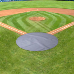 Baseball Weighted Mound Tarpaulin – Round